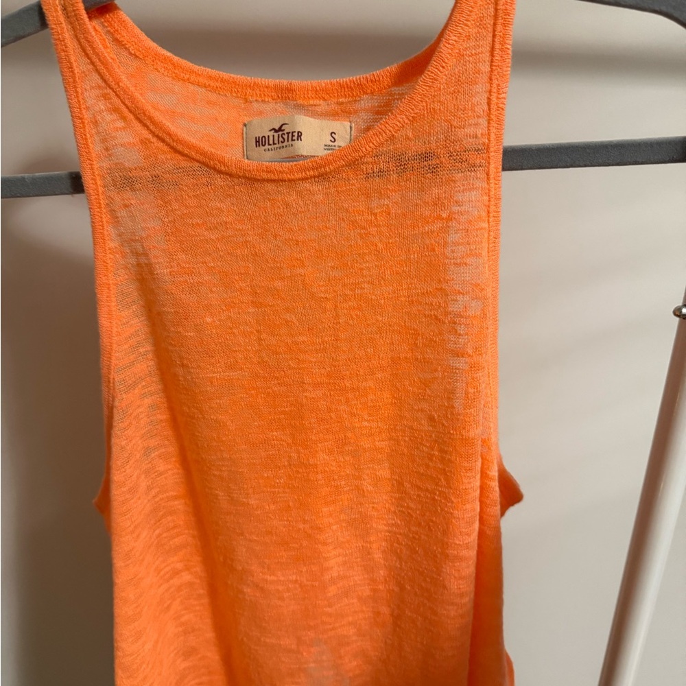 Hollister Vibrant Orange Top